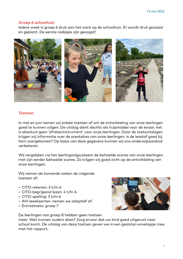 19 mei 2022 nieuwsbrief 4