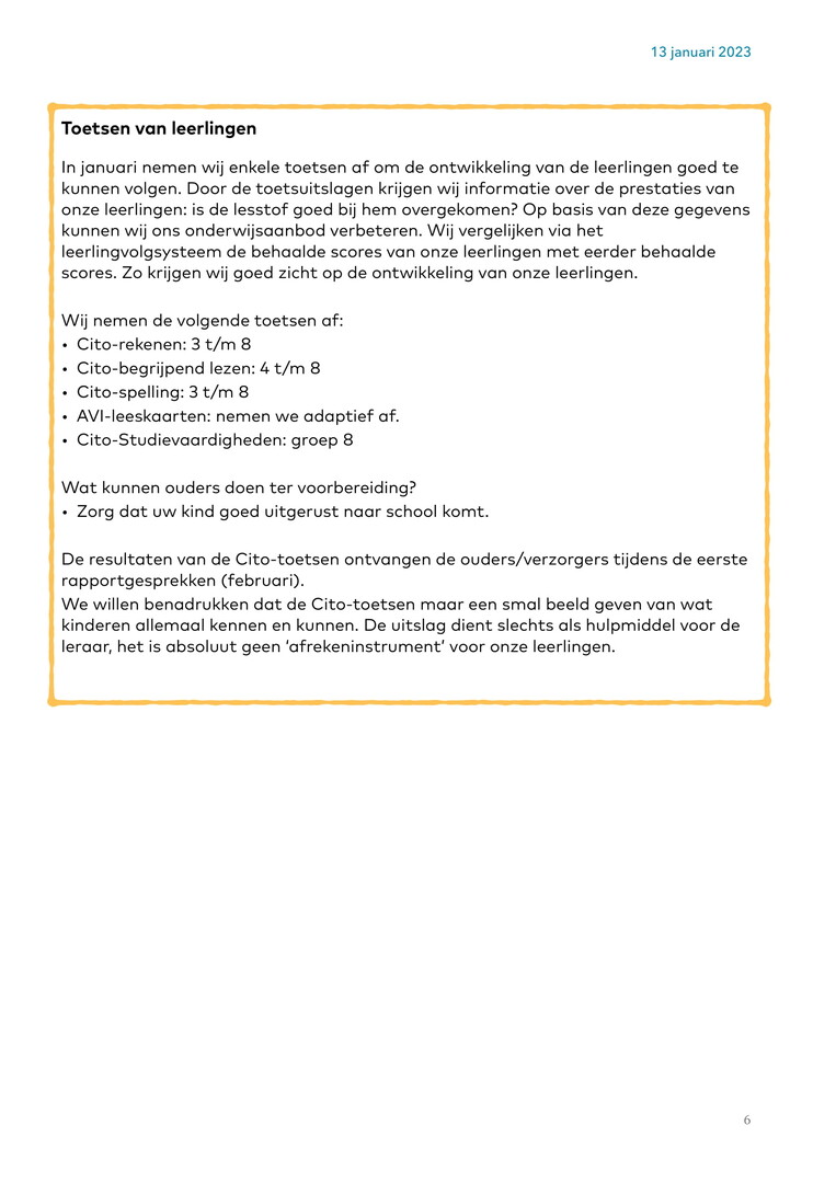 13 januari 2023 nieuwbrief 6